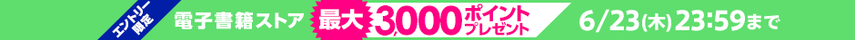 最大3000ポイントキャンペーン（～6/23）