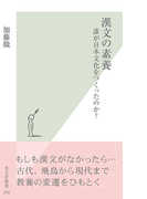 漢文の素養~誰が日本文化をつくったのか?~(光文社新書)