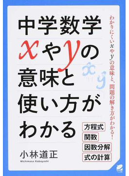 中学数学xやyの意味と使い方がわかる わかりにくいxやy