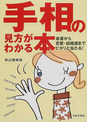 手相の見方がわかる本 金運から恋愛 結婚運までピタリと当たる の通販 秋山 勉唯絵 紙の本 Honto本の通販ストア