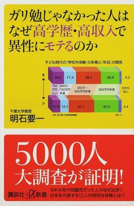 ガリ勉じゃなかった人はなぜ高学歴 高収入で異性にモテるのかの通販 明石 要一 講談社 A新書 紙の本 Honto本の通販ストア