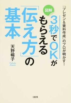 ３秒でｏｋがもらえる 伝え方 の基本 プレゼン 資料作成 のプロが明かす 図解の通販 天野 暢子 紙の本 Honto本の通販ストア