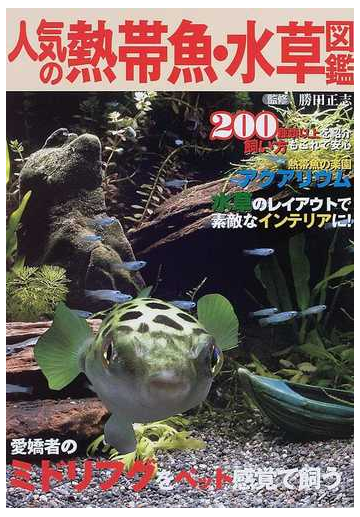 人気の熱帯魚 水草図鑑 ２００種類以上を紹介 飼い方もこれで安心 愛嬌者のミドリフグをペット感覚で飼うの通販 勝田 正志 紙の本 Honto本の通販ストア