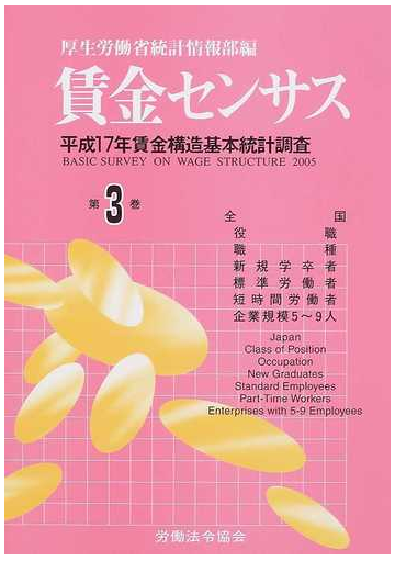 センサス 31 賃金 年 平成