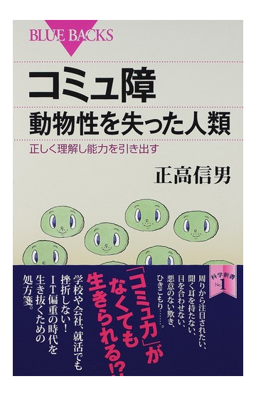 コミュ障 動物性を失った人類 正しく理解し能力を引き出すの通販 正高 信男 ブルー バックス 紙の本 Honto本の通販ストア