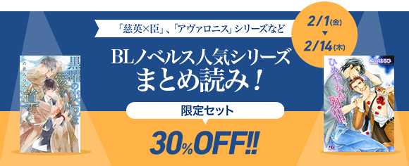 Honto Blノベルス人気シリーズまとめ読み 限定セット30 Off Bl