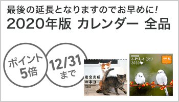 最後の延長！2020年版カレンダー全品ポイント5倍キャンペーン（～12/31）