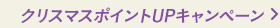 クリスマス ポイントUPキャンペーン(~12/25)