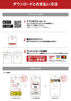 【楽天ペイ】対象加盟店での楽天ペイアプリのお支払いで10%ポイントバック 4月度ピックアップキャンペーン