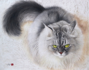 丸猫展　～親愛なる猫たちへ～ 市来功成・山岡康子 絵画二人展　地本義信（一部出品）