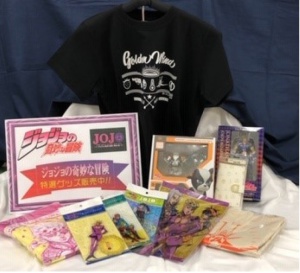ジョジョの奇妙な冒険　黄金の風　特選グッズ販売中