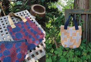 布と糸と、　つかはらゆきこ　ply-splitのバッグ展