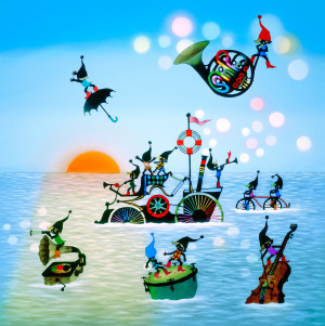 藤城清治版画展