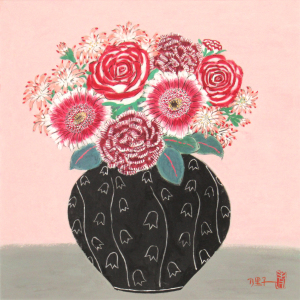 青木乃里子　水墨岩彩画・版画展