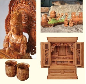 屋久杉工芸展　九州銘木株式会社