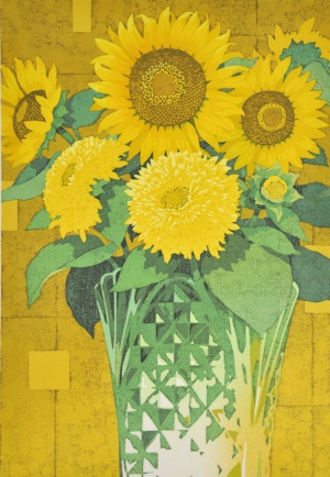 ゴマ摺りを継ぐ　本荘正彦 木版画展