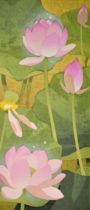 ゴマ摺りを継ぐ　本荘正彦 木版画展