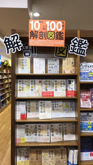 エクスナレッジ 『解剖図鑑』10周年＆100万部フェア開催中