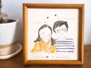 iwashikujira イラストレーション「冬と旅とおくりもの」