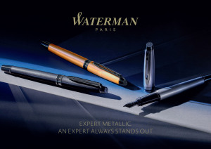 ウォーターマン「エキスパート」モデルに新たなメタリックカラーが登場！