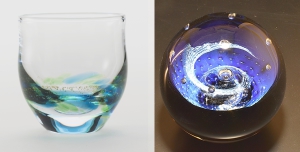 とやまのガラス5人+α展 後援：富山ガラス作家協会