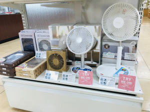 夏の必須アイテム！ハンディファンフェア