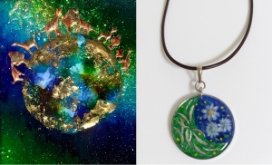 いろ、ひかり、かたち ～陶器・グラスデコアート・CGアート・フラワーデザイン～四人展