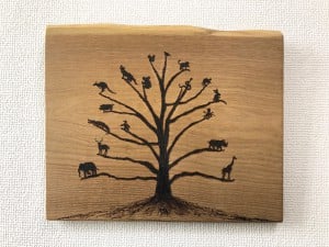 天然の　　木・石・空間～心のなごみ展～しまこう・モクメアート＆スリヤ・ オリジナルアクセサリー