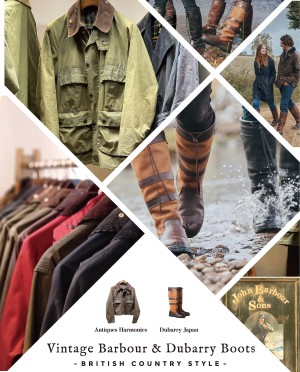 Vintage Barbour & Dubarry Boots　-BRITISH COUNTRY STYLE-