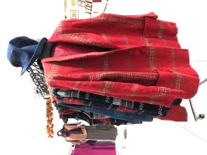 1F文具イベントスペース 古代民藝織　野州紬・絲禅