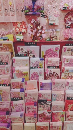 桜カード入荷しました