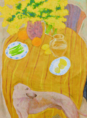 有田巧　フレスコ画展  －やすらい－