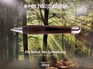 【オススメ文具】ドイツの老舗高級筆記具～e＋m Holzprodukte～