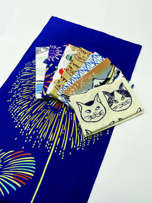 江戸の粋　絵てぬぐい展 ＋ 小嶋伸・サチコ 「ネコ」展