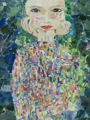 卵殻モザイクアート　安藤彩子作品展