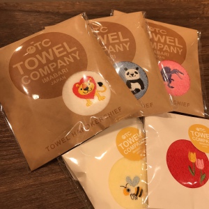 ワンポイントの刺繍が可愛い！今治産タオルハンカチフェア