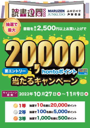 抽選で最大2万ポイント当たるキャンペーン（95店舗対象）