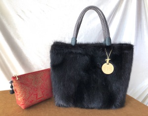 ファブリックバッグ【bee-bee sae】