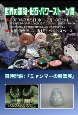 世界の鉱物・化石・パワーストーン展