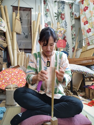 木更津竹工房　竹星～房州うちわのやさしい風～　　Kisarazu Bamboo Studio Chikusei- Soft Breeze of Boshu Uchiwa ‐