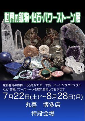世界の鉱物・化石・パワーストーン展
