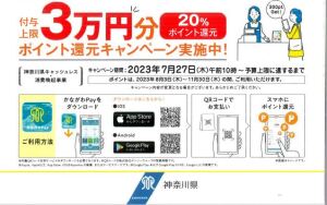 『かながわPay』第３弾　取扱い開始しました！