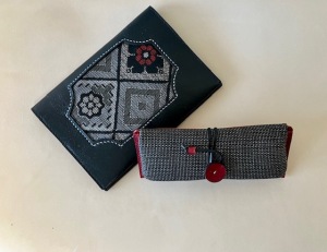 今年じたく ～ジュエリー執行直子＆大島紬と革バッグlam～