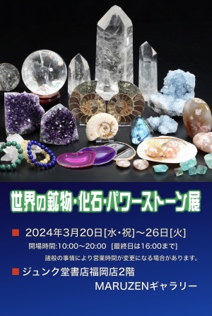 世界の鉱物・化石・パワーストーン展