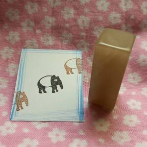 手彫りの石のはんこ＆てがきのはがき　梟遊印舎　Hand-carved stone stamps & tegaki postcards "fukurou-yuinsha"