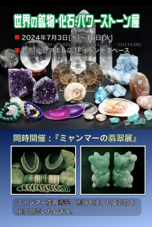 世界の鉱物・化石・パワーストーン展