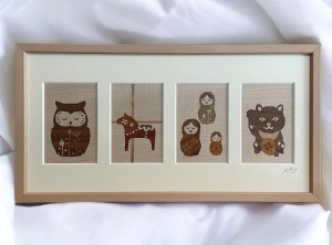 箱根木象嵌　アトリエｋ　　Hakone wood inlays Atelier k