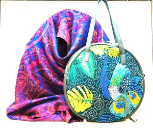 バティックビーズバッグ　J STYLE　　Batik Beads Bag J STYLE