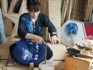 木更津竹工房　竹星～房州うちわのやさしい風～　　Kisarazu Bamboo Studio Chikusei- Soft Breeze of Boshu Uchiwa ‐