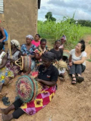 amoamo basket『Ghanaのかごと布』